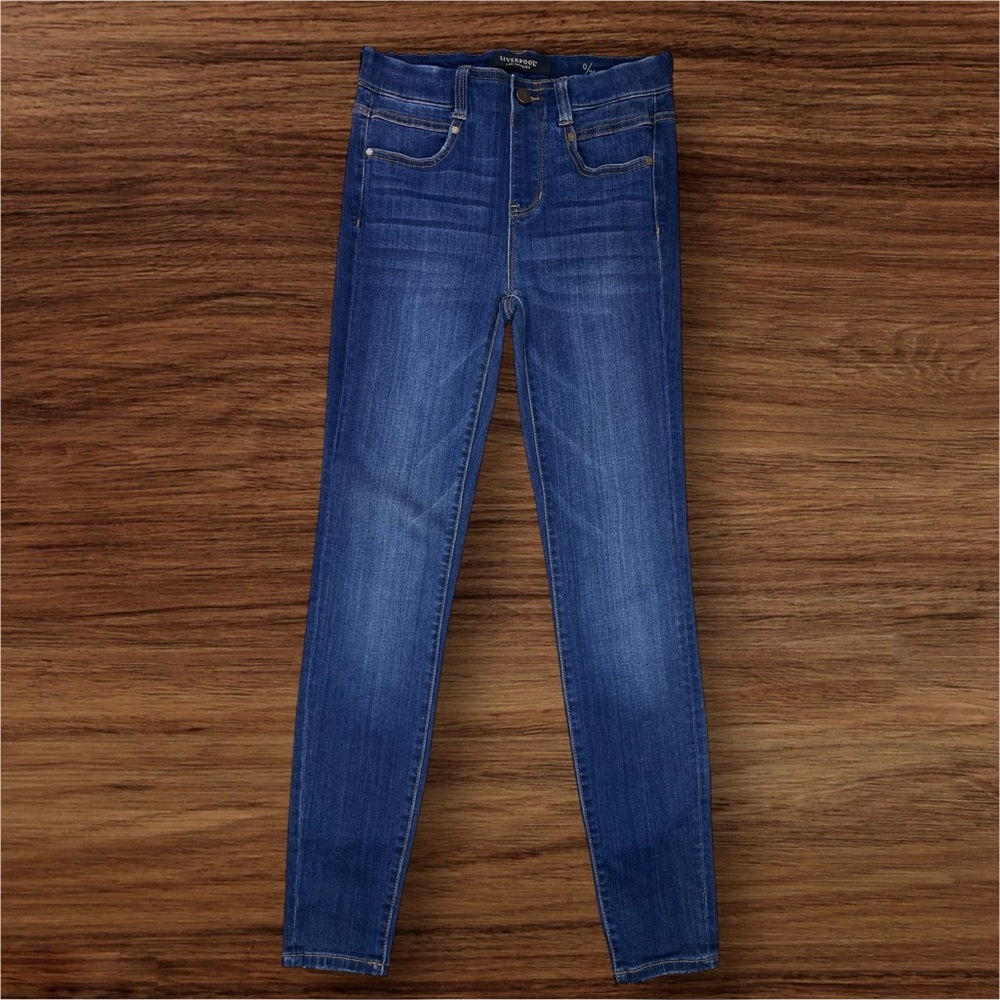 Liverpool Los Angeles Women’s Ankle Skinny Slip On Jeans. Size 0/25 - Picture 3 of 16